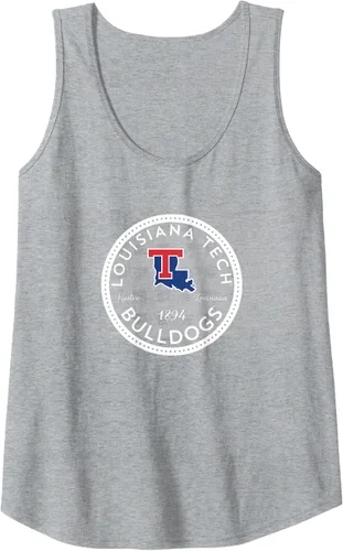 Vista 5 de Camiseta sin mangas Louisiana Tech Bulldogs a cuadros