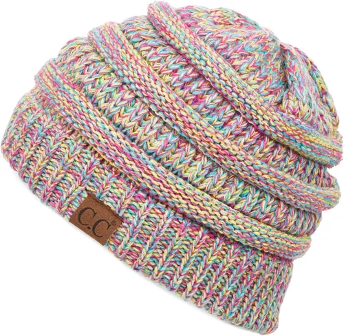Vista 463 de C.C Trendy Warm Chunky Soft Stretch Cable Knit Beanie