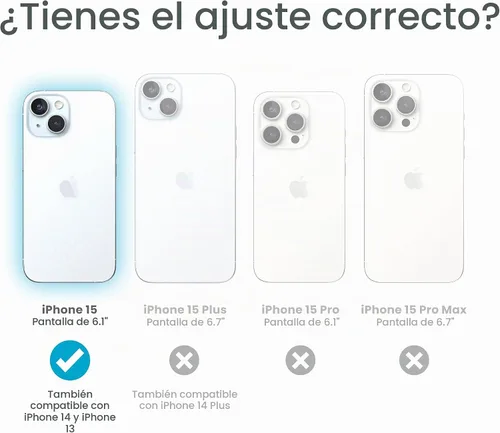 Vista 2 de Speck Funda transparente para iPhone 17e y 15 – ClickLock con bloqueo antideslizante, diseñada para MagSafe, protección contra caídas – para iPhone