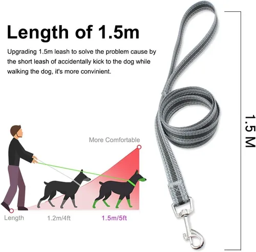 Vista 8 de Arnés universal para perros y gatos con correa, arnés para gatos a prueba de escapes, arnés reflectante ajustable para perros pequeños y perros