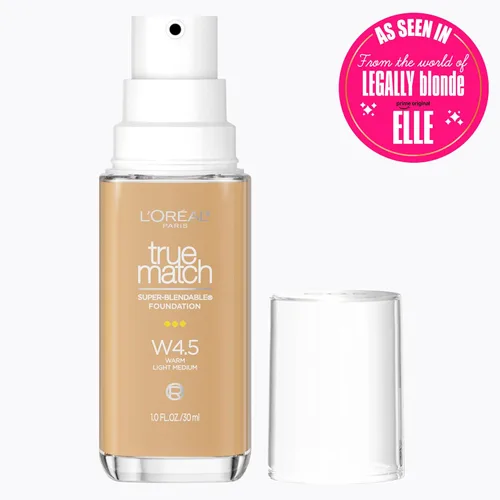 Vista 84 de L'Oreal Paris True Match - Base líquida supermezclable, maquillaje de base líquida de cobertura media, C0.5, ligero, 1 onza líquida