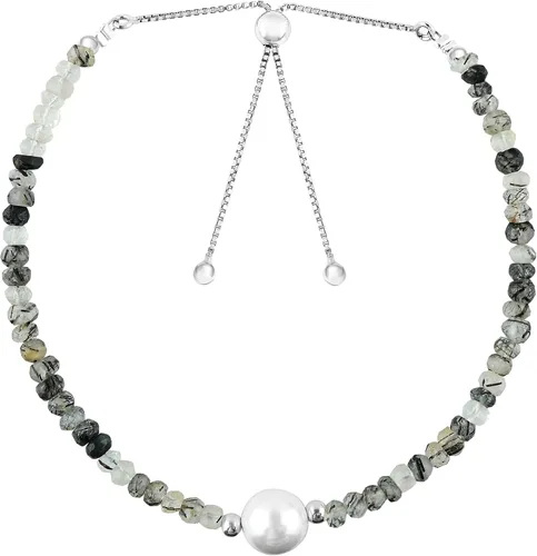 Vista 29 de Pulseras bolo con cuentas de piedras preciosas naturales, piedras de cuentas surtidas, joyería hipoalergénica bohemia hecha a mano para mujeres