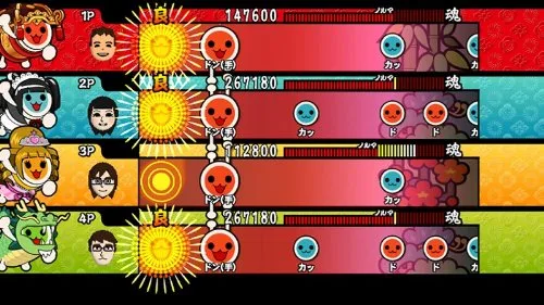 Vista 4 de (Bundle "drum and drumstick" drum controller only) Taiko no Tatsujin Wii super deluxe editionJapan import