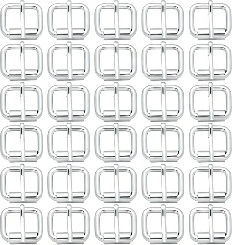 Vista 10 de BIKICOCO Hebilla de rodillo, 3/4 pulgadas de talón Rolling Bar Hebillas para bolsos Correas de correas de cuero