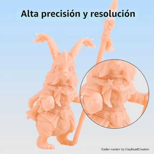 Vista 3 de Siraya Tech Resina de impresora 3D rápida similar a ABS de 405 nm, curado UV, no frágil, alta precisión, líquido de impresión 3D, resina de Cremoso