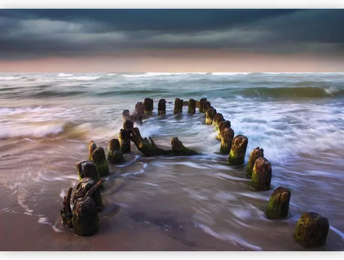 Vista 10 de artgeist Mural de pared Playa y Mar, 79 x 55 pulgadas, XXL no tejido, decoración de pared de vellón, impresión fotográfica, diseño de imagen