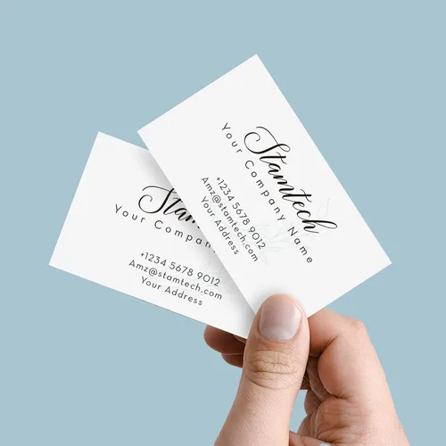 Vista 4 de STAMTECH Tarjetas de visita personalizadas profesionales - Tarjetas de visita personalizadas de doble cara Impresión colorida frontal y trasera
