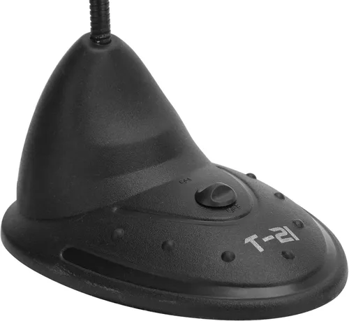 Vista 7 de EBTOOLS Micrófono de computadora de escritorio, micrófono capacitivo de cuello de ganso ajustable de 360°, interfaz redonda de 0.138 in, adecuado