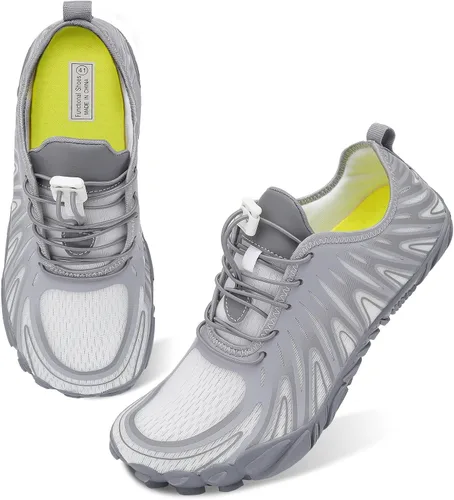 Vista 2 de Scurtain Unisex Mens Womens Athletic Hiking Water Shoes Quick Dry Barefoot Aqua Shoes Swim Shoes Beach Shoes with Drainage