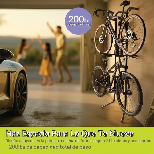 Vista 2 de Delta Cycle DeltaGravity Connect 2 Portabicicletas – Gravity totalmente ajustable para bicicletas de carretera, MTB e híbridas – Portabicicletas