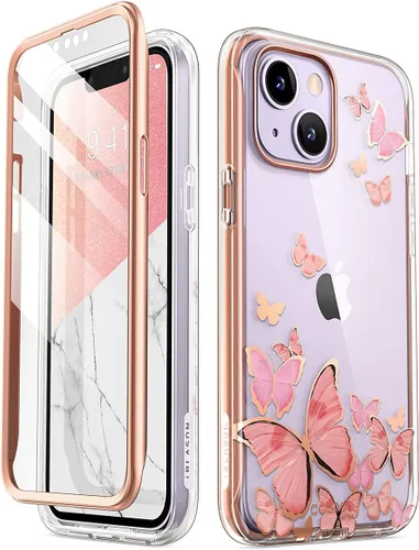 Vista 11 de i-Blason Cosmo - Funda para iPhone 14/13 con protector de pantalla integrado, funda protectora delgada de cuerpo completo para iPhone 14/13 de 6.1