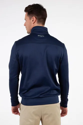 Vista 6 de Bobby Jones Ropa de golf - Chaqueta Performance RTJ Interlock con cremallera completa para hombre