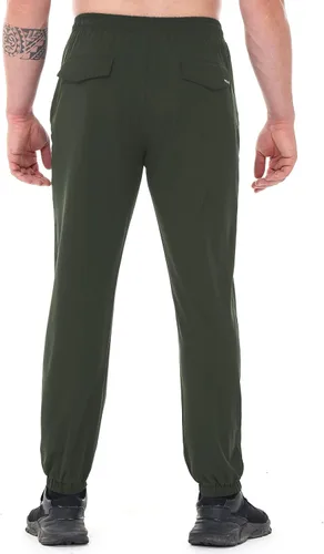 Vista 3 de MELOO Pantalones deportivos para hombre con bolsillos, transpirables, de secado rápido, impermeables, para campamento, pesca, correr, senderismo