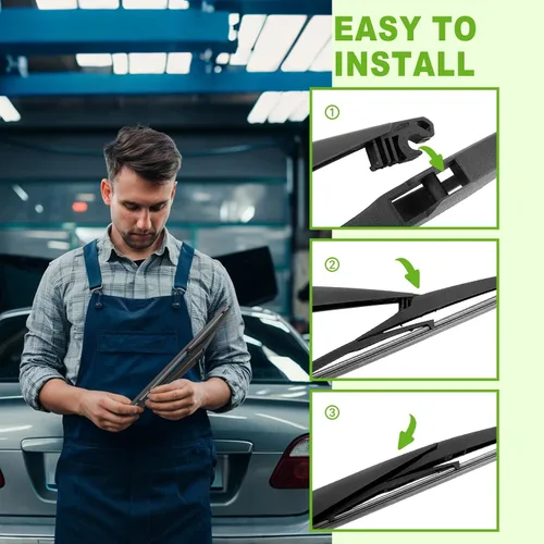 Vista 5 de PARRATI® Repuesto del limpiaparabrisas trasero para Toyota RAV4 2013-2018, limpiaparabrisas trasero, silencioso y fácil de instalar (10 pulgadas)