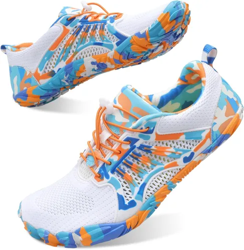 Vista 3 de Scurtain Unisex Mens Womens Athletic Hiking Water Shoes Quick Dry Barefoot Aqua Shoes Swim Shoes Beach Shoes with Drainage