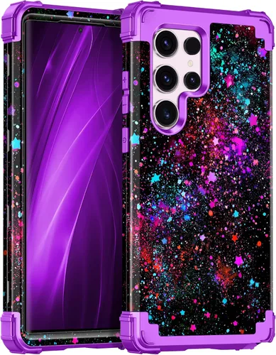 Vista 34 de Casetego Funda para Galaxy A16 5G, Tres Capas de Alta Resistencia Robusta a Prueba de Golpes, Protección Completa Rugosa de PC Duro + Parachoques