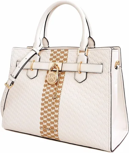 Vista 2 de Michael Kors Hamilton - Bolso mediano Multi MK Signature de cuero vegano