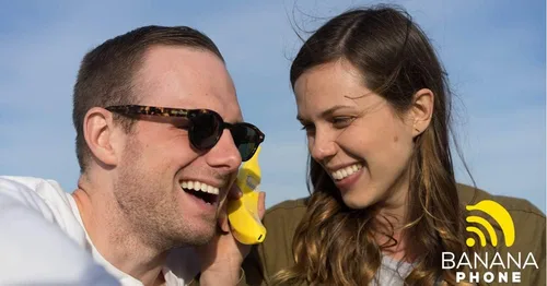 Vista 4 de Auricular Bluetooth Banana Phone para dispositivos móviles iPhone y Android (Banana única)