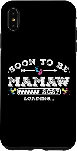 Vista 11 de Soon to Be Mamaw 2027 Loading for Pregnancy Announcement Case for iPhone XR
