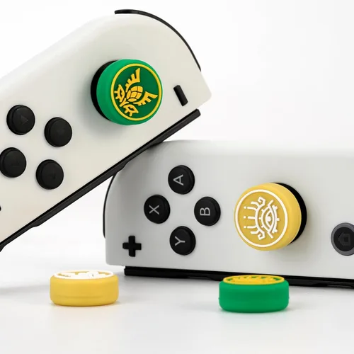 Vista 7 de Owngen Lindas tapas de agarre de pulgar para Nintendo SwitchLiteOLED, cubierta de botón de joystick analógico de silicona para palanca de mando 3D