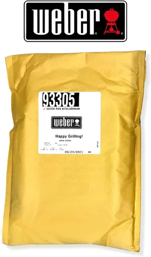 Vista 4 de Weber #93305 kit de bandeja recolectora de aluminio