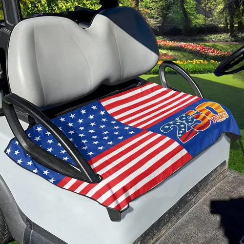Vista 20 de Fundas de asiento de carrito de golf, toalla de manta de asiento de carrito de golf, cubierta de asiento de carrito de golf para asientos de 2