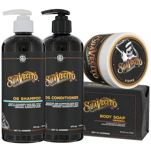 Vista 18 de Suavecito Paquete de productos esenciales para el cabello y el cuerpo