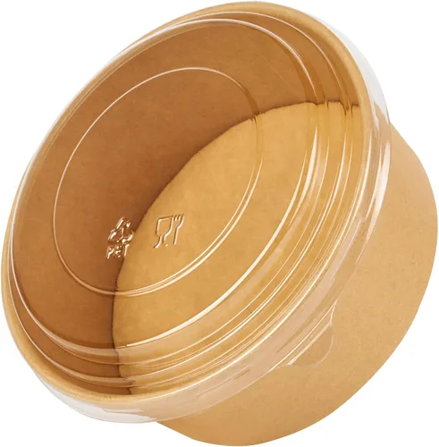 Vista 19 de Restaurantware - Bio Tek - Recipientes para llevar de 6 x 2.5 pulgadas, 200 cuencos desechables para alimentos – Tolerantes al calor, aptos