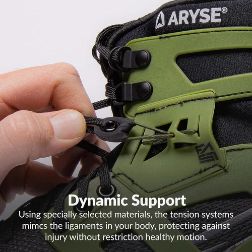 Vista 3 de ARYSE XFAST - Tobillera y estabilizador para tacos - Soporte superior de tobillo para hombres y mujeres. Fútbol, fútbol, lacrosse, rugby y más