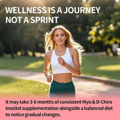 Vista 7 de Myo-inositol y D-Chiro Inositol (proporción 40:1) - Apoya el equilibrio hormonal, la fertilidad y la salud ovárica - 120 cápsulas veganas, paquete