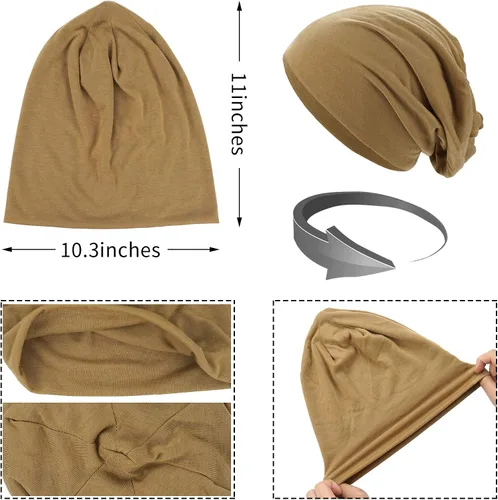 Vista 2 de Gorro holgado para mujeres y hombres, hip-hop, suave, ligero, para correr