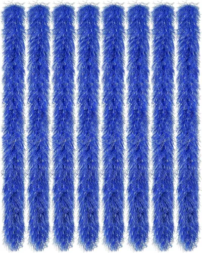 Vista 40 de Jexine Boas de plumas artificiales en masa, boas esponjosas para decoración de disfraces de boda, vestidos, suministros para fiestas de té