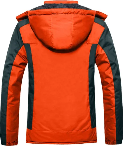 Vista 2 de GEMYSE Men's Mountain Waterproof Ski Snow Jacket Winter Windproof Rain Jacket