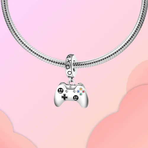 Vista 186 de LUXILLA Abalorio de plata de ley 925 para madre, hija, abuela, para familia, amor, madre, hija, abuela, para pulseras, collares, dijes, abalorios