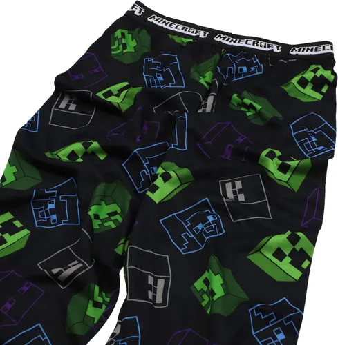 Vista 4 de Minecraft Pantalones de pijama para niños