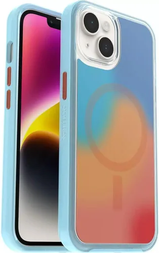 Vista 14 de OtterBox Funda para iPhone 14 y iPhone 13 (solamente) - Serie Symmetry + - Negro - Ultra-Sleek - Se ajusta a MagSafe - Bordes elevados para proteger