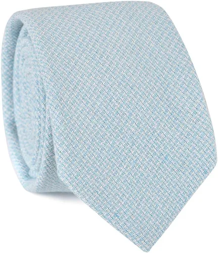 Vista 9 de JESLANG Corbata de algodón y lino de 2.56 pulgadas para hombre, perfecta para ocasiones formales e informales