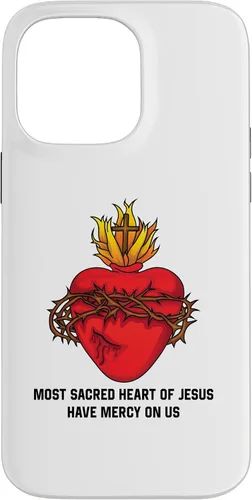 Vista 21 de iPhone 16 Most Sacred Heart of Jesus Design Case