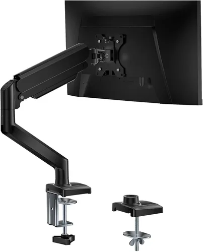 Vista 2 de G12 Gas Spring Full Motion Desktop clamp 17-32 inch LCD LED Monitor Stand arm Load 2-10 kg(Black)