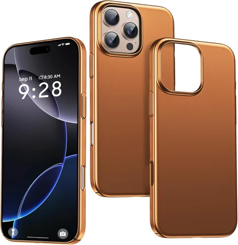 Vista 17 de GRECAZO Funda delgada para iPhone 16 Pro Max, ultra fina, color negro