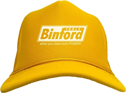 Vista 9 de Binford Tools - Sombrero de camionero divertido de dos tonos para TV Parody Beige/Marrón