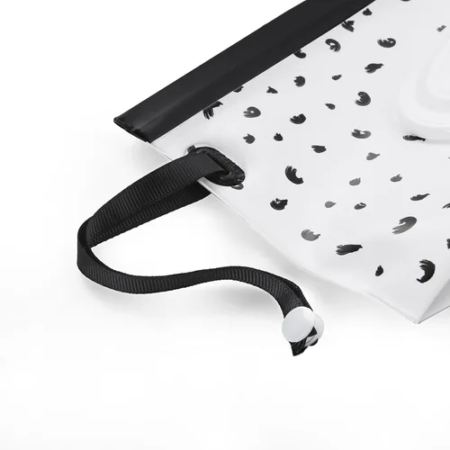 Vista 5 de PandaEar Paquete de 4 dispensadores de toallitas para bebés, bolsa de toallitas recargable para bebés, contenedor de toallitas portátil, bolsa