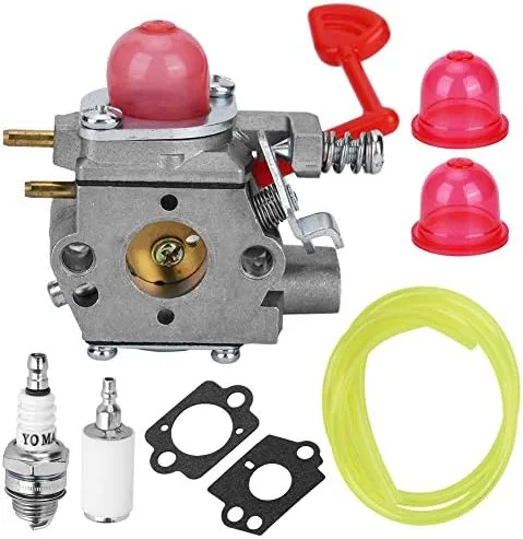 Vista 2 de Kit de carburador, carburador de aluminio de repuesto 545081855 para soplador de gas 358794600 25CC 200Mph / 430 CFM