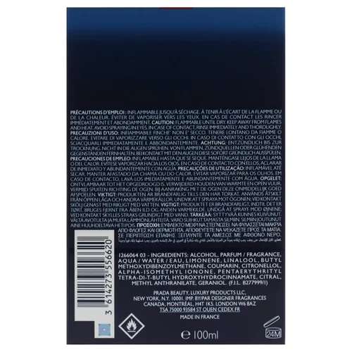 Vista 5 de Prada Luna Rossa Ocean por Prada para Hombre - 3.3 oz EDT en Spray