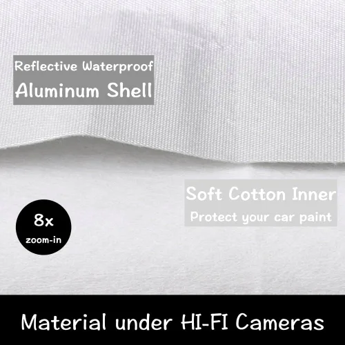 Vista 5 de Urby Funda para automóvil Toyota Sienna y cubierta para automóvil Odyssey, solución impermeable definitiva, ajuste ideal como funda