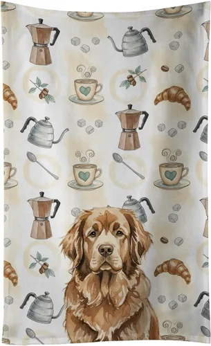 Vista 295 de Caroline's Treasures Afghan Hound - Toalla de cocina para barra de café, terciopelo frontal y lazo de algodón, lavable a máquina Sabueso afgano