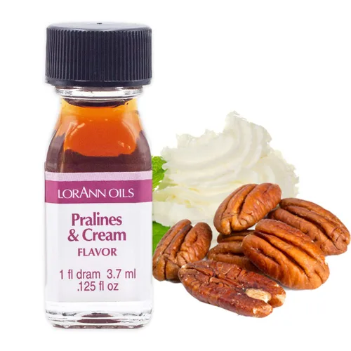 Vista 2 de LorAnn sabor a pralinés y crema SS, 1 botella de dram (0.0125 fl oz - 0.1 fl oz - 1 cucharadita)