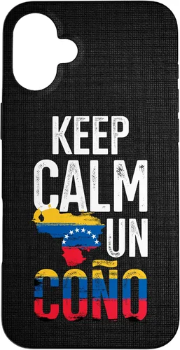 Vista 23 de Funda para iPhone 17 con diseño de bandera de Venezuela Pride Venezuela Girl Boy Flag Keep Calm Un Cono