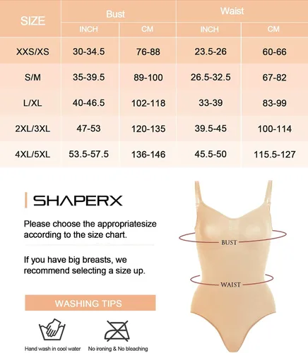 Vista 3 de SHAPERX Body para mujer con control de abdomen, moldeador sin costuras, moldeador de cuerpo