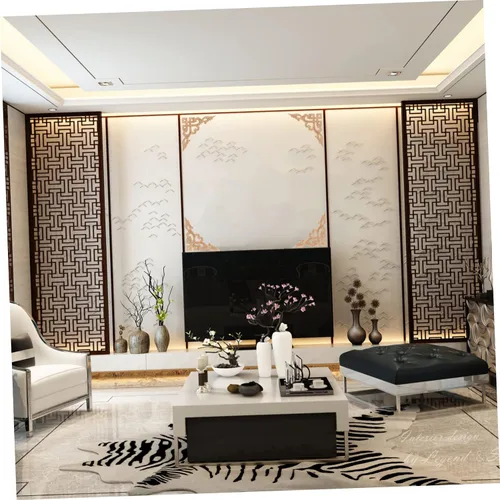 Vista 7 de Apliques decorativos de madera, 4 unidades, calcomanías de tallado de madera para esquinas de esquina, adornos para mejorar tu hogar